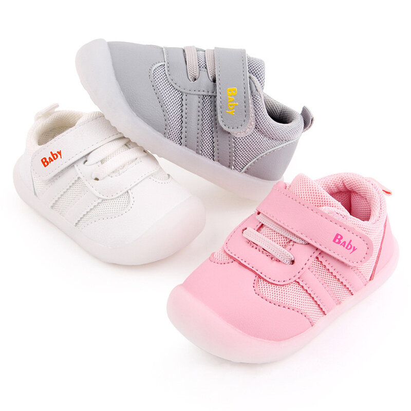 Unisex Bayi Sepatu Sepatu Pertama Pejalan Kaki Bayi Balita Pertama Walker Bayi Gadis Anak-anak Lembut Sol Karet Sepatu Bayi Booties Anti-Slip