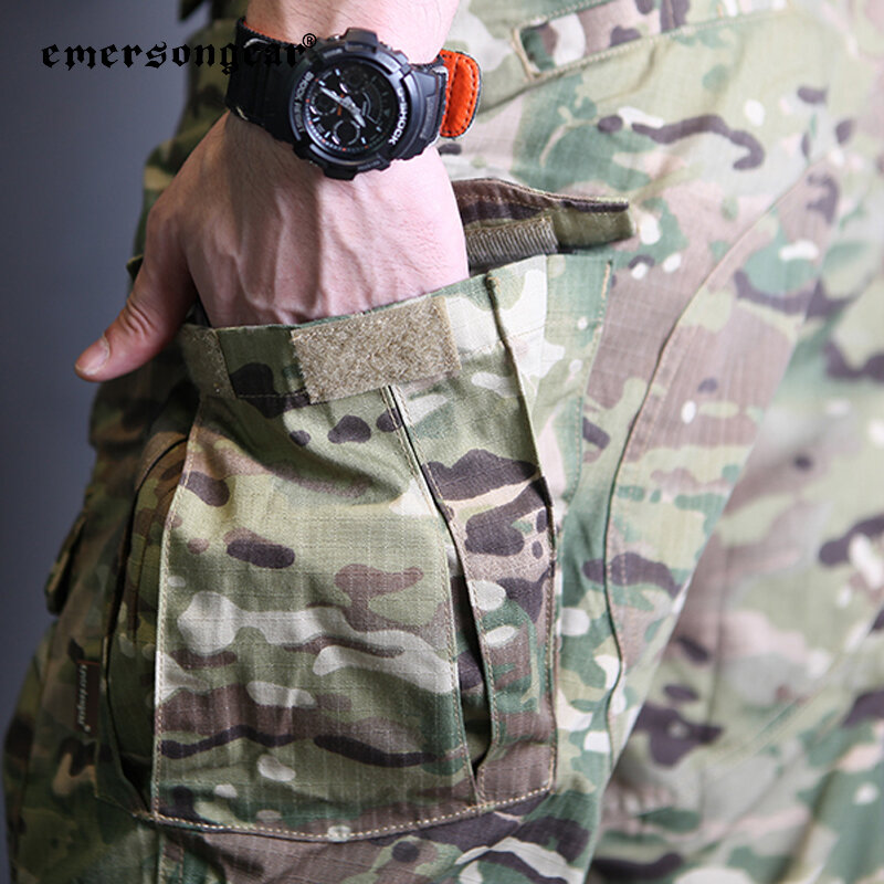Emersongear-pantalones de campo táctico para entrenamiento de combate, pantalón Cargo de servicio, Airsoft, tiro, caza, deportes al aire libre, senderismo