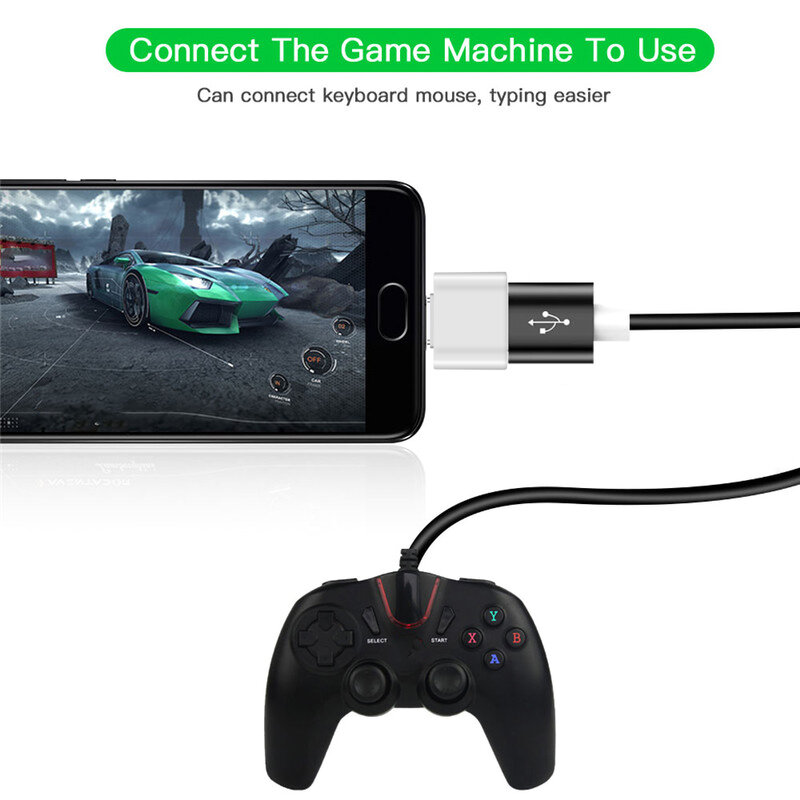 Kebidu 2020 Nieuwste Usb Naar Type C Vrouw Naar Man Converter Charger Hot Usb 3.0 Adapter Otg Adapter 2 In 1 Voor Android Telefoons
