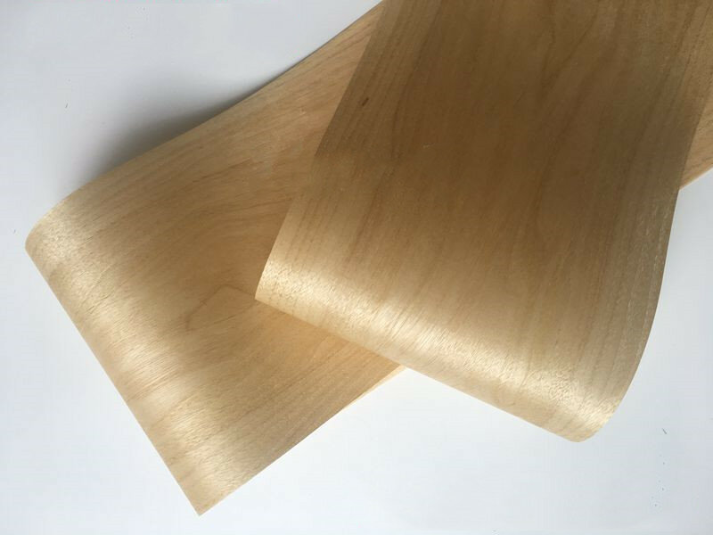 2x impiallacciatura di legno naturale supporto in noce cinese con mobili in tessuto 0.2mm di spessore C/C