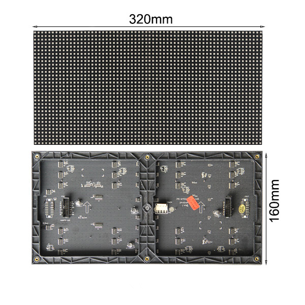 Module d'affichage LED d'intérieur avec panneau de contrôleur, pixels SMD, écran LED, P5 64x32 points, 320x160mm