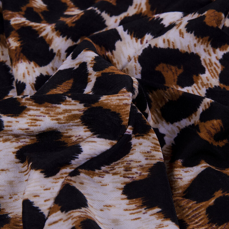 Falda corta con estampado de leopardo para mujer, minifalda informal de cintura alta, Sexy, a la moda, para verano