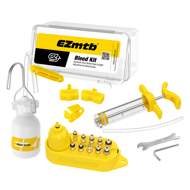 Ezmtb Bleed Kit Rem Hidrolik Versi Lanjutan untuk Shimano & Magura & Hope & Tektro & Sram & Avid & Formula & Hayrem Sepeda