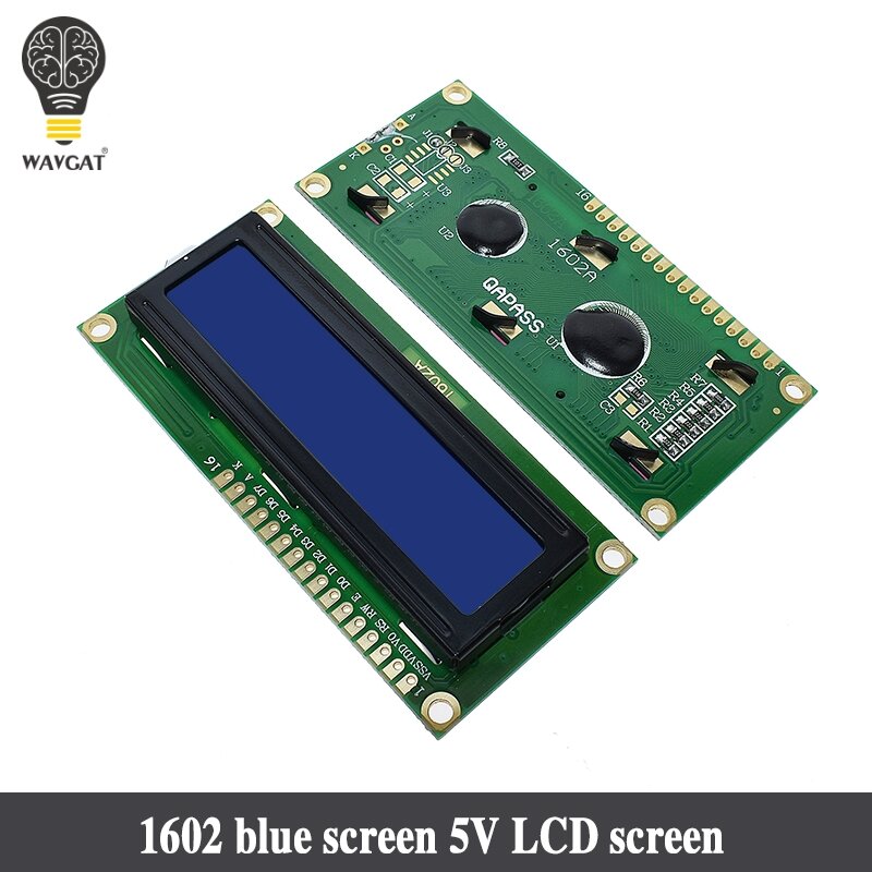 HOPP1602-Module LCD écran bleu IIC/I2C 1602 pour Ardu37UNO R3 mega2560, vert, 1602
