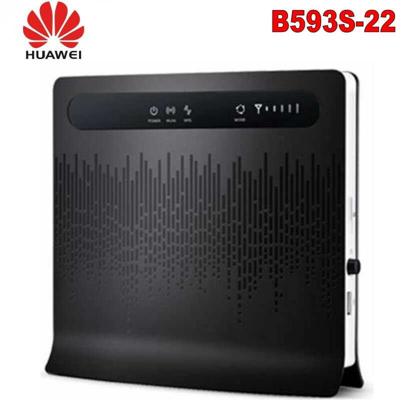 HUAWEI B593s-22 4G LTE 150Mbps Cat 4 FDD TDD CPE Mobile Wireless Router+HUAWEI Original 4G LTE External 2x Antenna for B593 SMA