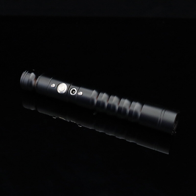 Световой меч 75 см, RGB, 7 цветов, сменная металлическая ручка, лазерный меч, тяжелая дуэль, звук, свет, столкновение, обесцвечивание, косплей, реквизит