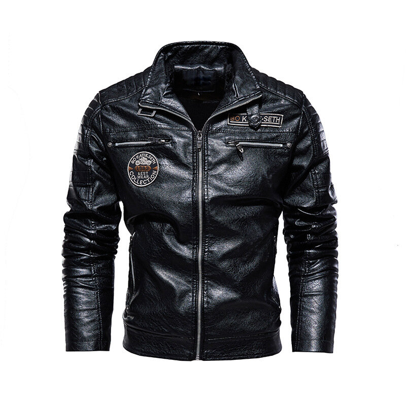 Veste de moto en cuir véritable naturel pour hommes, manteau d'hiver de motard Hip Hop, vestes chaudes pour hommes, grande taille 3XL, 2020