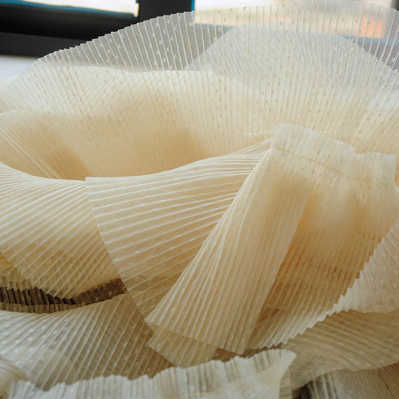 Tela de encaje de alta calidad de 1M, tul de 15cm, cinta de encaje de costura, punto de guipur, tela de encaje elástico para vestidos de boda, dentelle PQ6