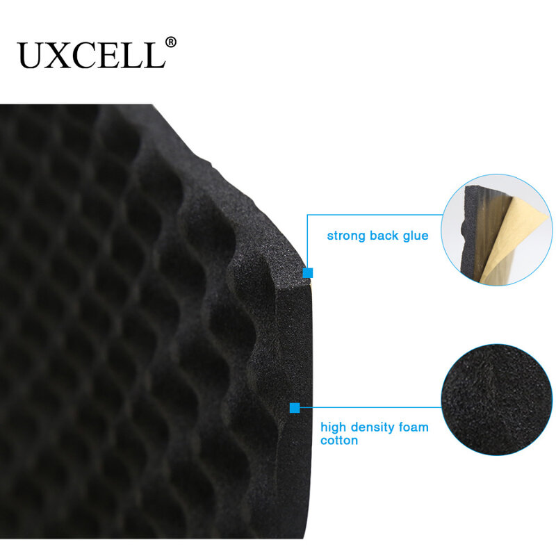 Звукоизоляционный коврик UXCELL 200 см x 50 см 100x50 см, шумоизоляционный тепловой экран, автомобильный звукоизоляционный пенопласт