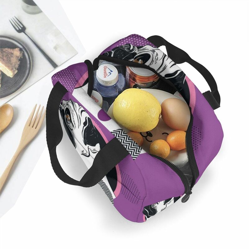NOISYDESIGNS الحرارية معزول حمل نزهة الغداء حقيبة صندوق ملون حقيبة يد الحقيبة عالية الجودة الغداء حقيبة الغذاء حقيبة للنساء الرجال طفل