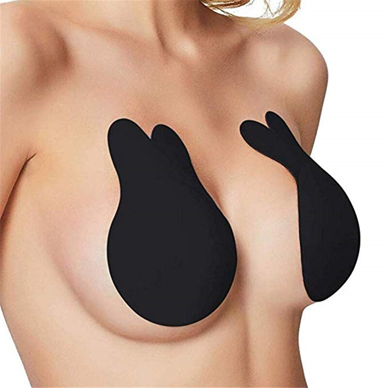 Breast Petals Tape Intimates Sexy Underwear Accessories Women Useful Silicone Push Up Breast Nipple Cover Invisible Adhesive Bra