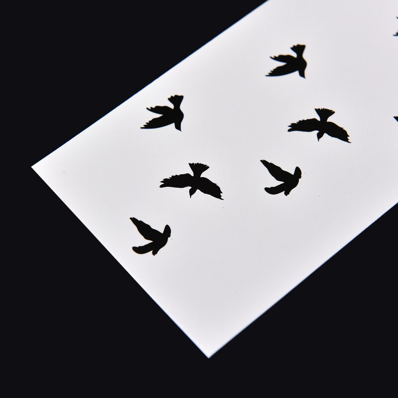 Carino Rondine Uccello Piuma Temporaneo Adesivi Uccelli Braccio Petto di Arte Del Tatuaggio di Trasferimento Dell'acqua Del Tatuaggio Del Corpo Delle Donne Mano di Uomini