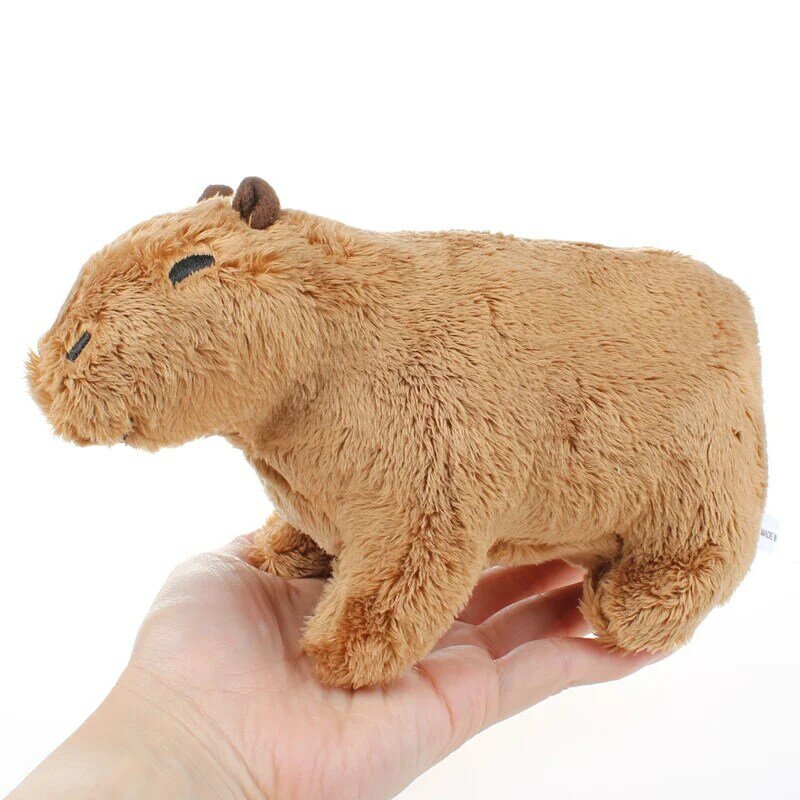 Capybara Plush ของเล่นน่ารักจำลองสัตว์ Capybara Plushie ตุ๊กตาตุ๊กตาตุ๊กตาสัตว์ของเล่นเด็กเด็ก Peluche คริสต์มาสข...