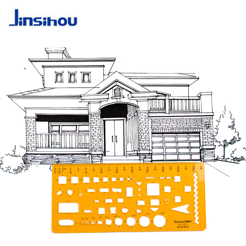 Пластиковый шаблон для рисования Jinsihou/трафарет, мягкая линейка, архитектор из полимера/Строительство/Геометрия/Математика/мебель/изгиб, инструмент для дизайна