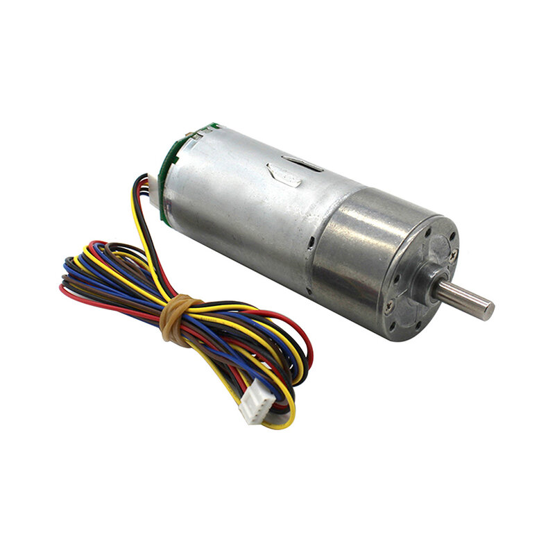 555 Straight Geared Motor w/ Encoder Tachometer Plate DC 24V/12V High Speed Large torque Motor Electric Power Tool 6mm Shaft