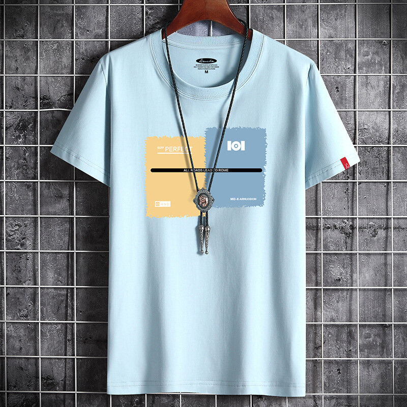 2021ファッション夏男性服アニメtシャツ白特大グラフィックtシャツtシャツアニメ原宿マンガS-6XL