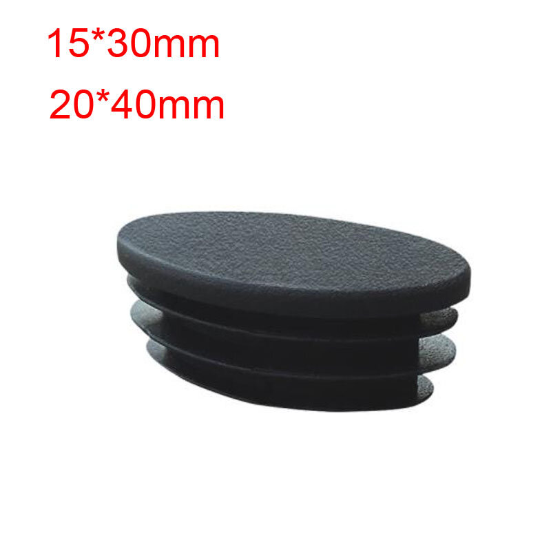 20pcs Chair Leg Cap Oval Shape Feet Protectors Parquet Pads Furniture Table Cover Sock Hole Plug Dust Cover Leveling Feet System