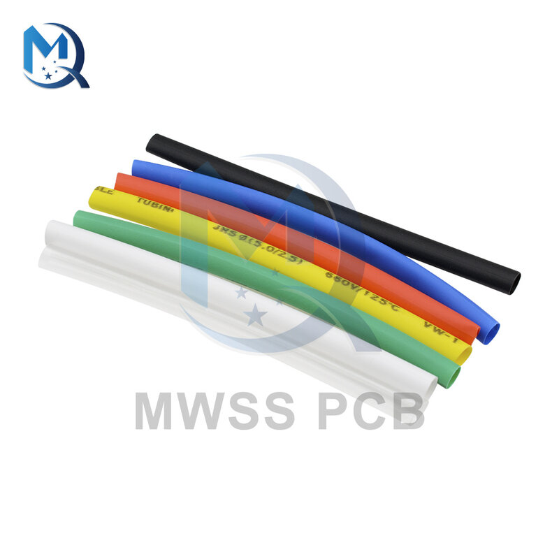 140Pcs Heat Shrink Tube Tubing Insulation Car Electrical Cable For Wrap Sleeve 5 Sizes 7 Colors Polyolefin Electric Unit Part