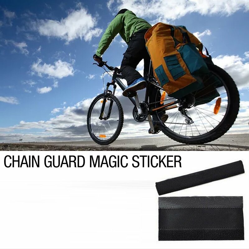 Mountain Bikes Road Bicycles Chain Protection Shield Diving Fabric Protect Chainwheel Parts Frame Protector Bike Accessories