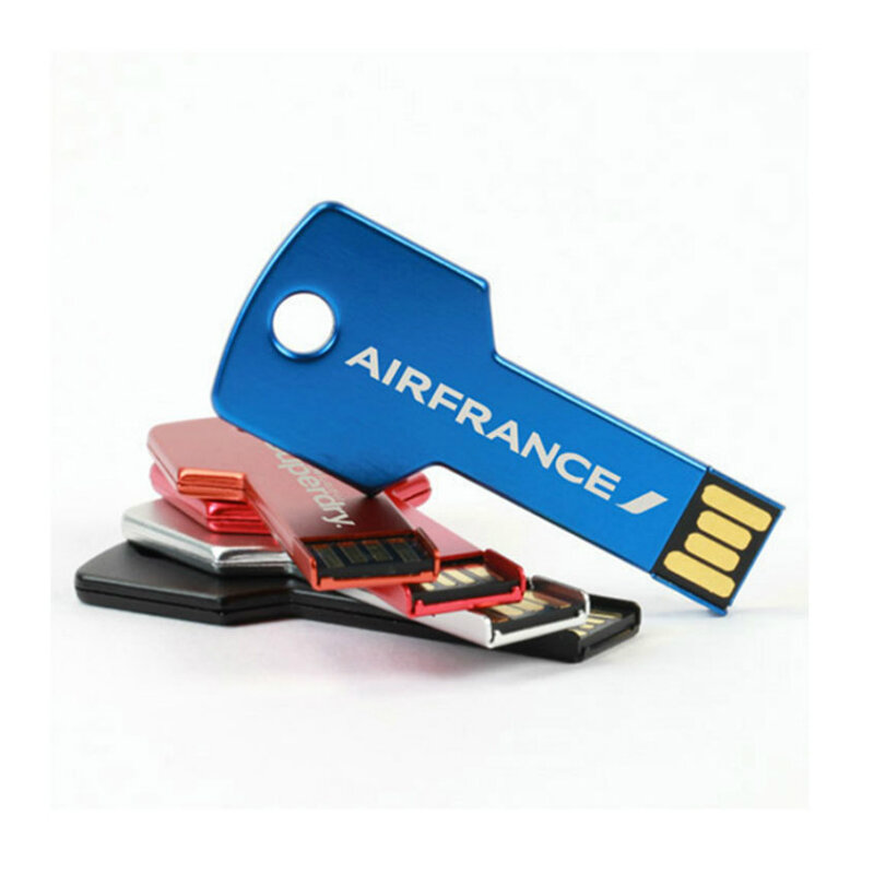 Metal USB Flash Drive com logotipo livre, disco de memória, dispositivo de armazenamento, Photo Stick, 2.0, 4GB, 8GB, 32GB, 64GB, bons presentes, mais de 10pcs