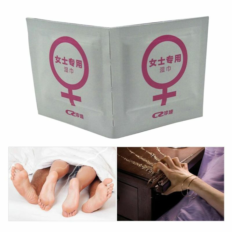 1Pc mujer orgasmo Sexual mejora la Libido potenciador de pañuelos de toallitas húmedas seguro X3UE