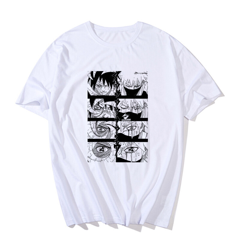Camiseta feminina do anime naruto akatsuki, camiseta feminina fantasia de verão camisetas