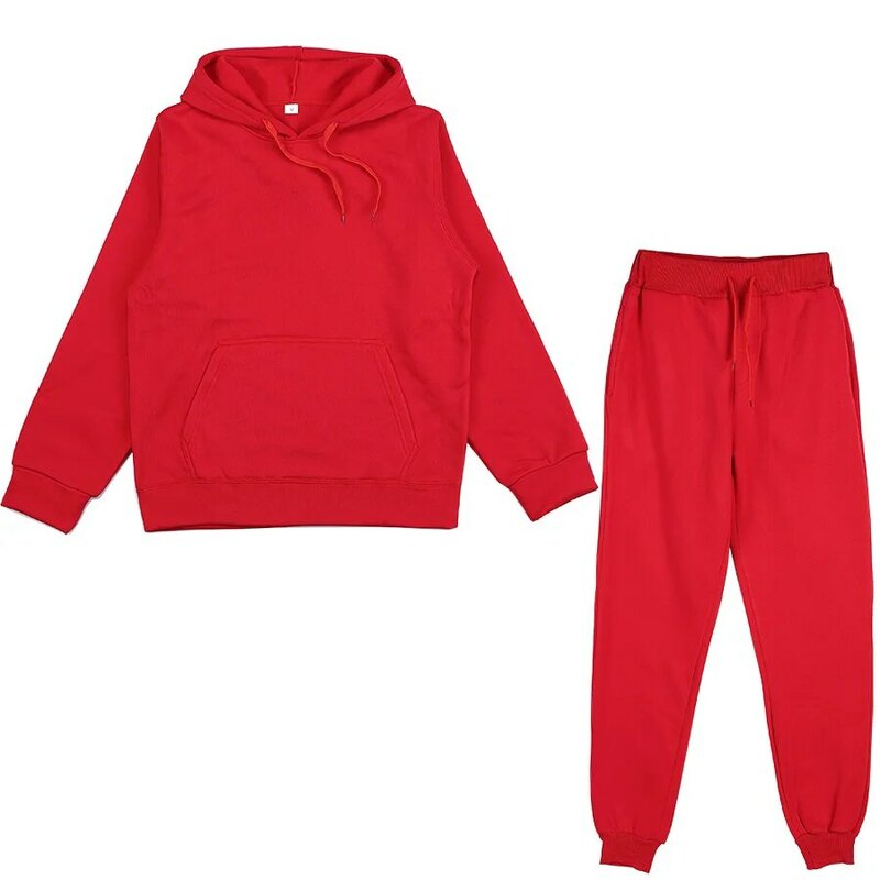 Sudadera con capucha y pantalones para hombre y mujer, ropa deportiva informal, jersey con capucha, S-3XL-1, novedad de 2021