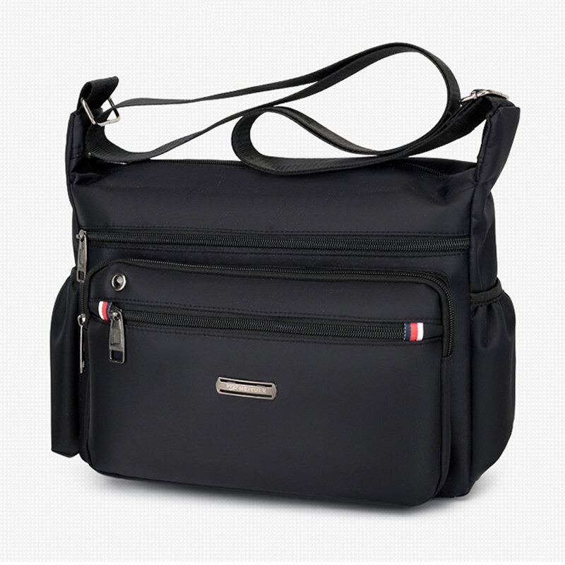 Винтажные мужские сумки-мессенджеры, водонепроницаемая сумка через плечо из ткани Оксфорд, модная мужская деловая сумка через плечо, вмест...