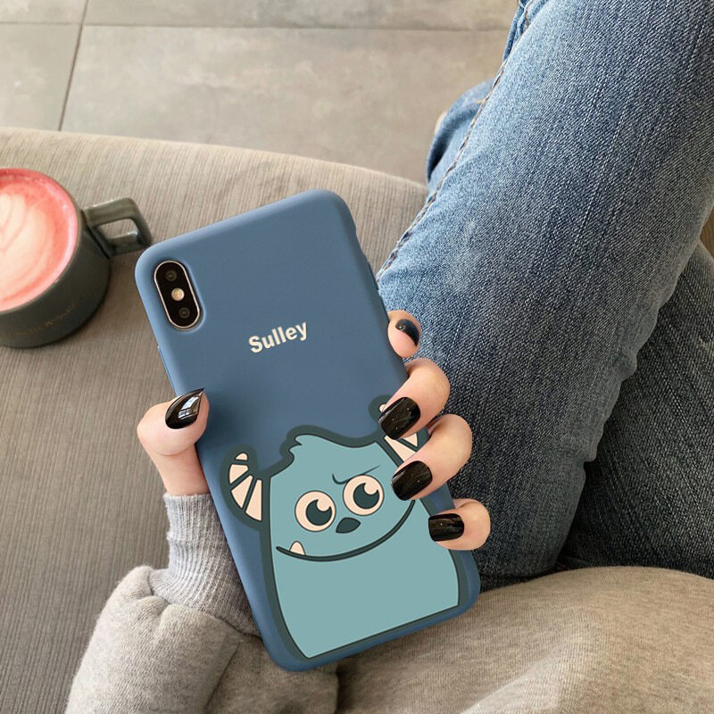 Cartoon Toy Story Sulley Mike Phone Cases For iPhone 6 S 6S 7 8 Plus X XS MAX XR Case Soft TPU Cover Case For iPhone 11 Pro MAX