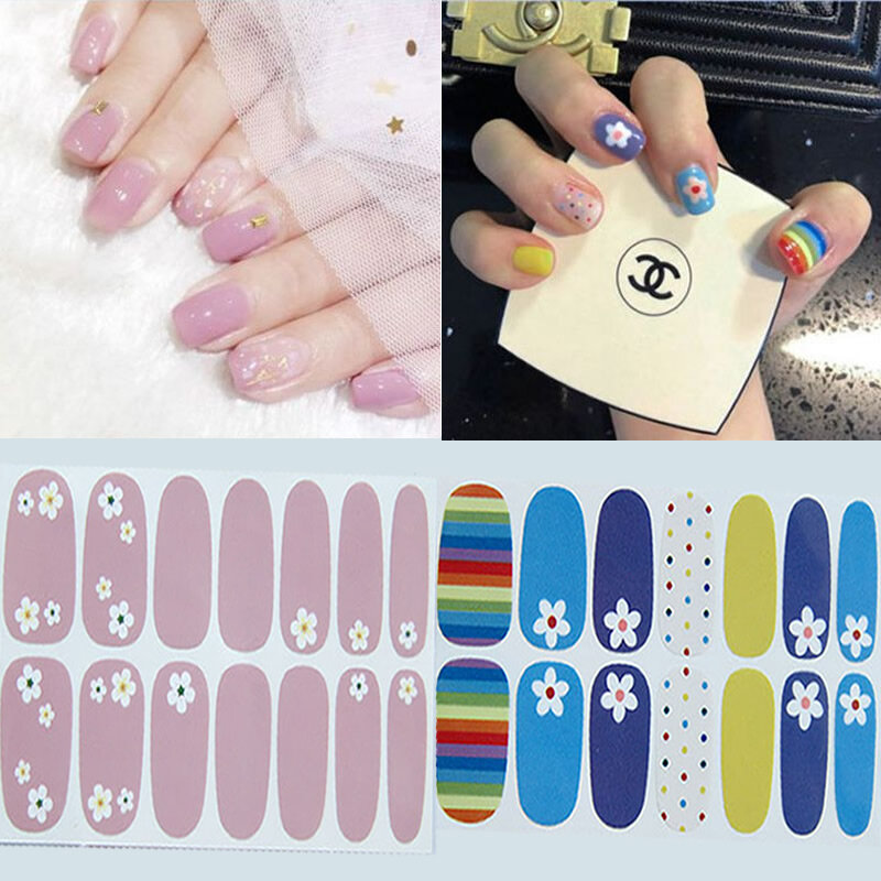 1pcs Sexy Girl Water Decals Nail Stickers WomenTransfer Stickers Flower Leaf Nail Art Foil Decorations Slider Manicure Watermark