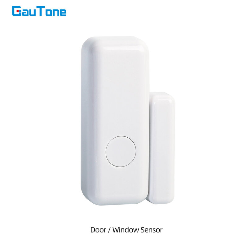 GauTone-Sensor de puerta inalámbrico para el hogar, sistema de alarma, alertas de notificación por aplicación, Detector de ventana, 433MHz