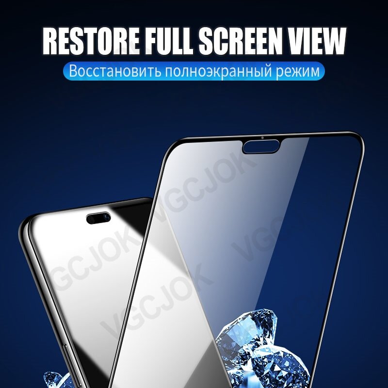 11D Protective Glass On For Huawei P20 Pro P10 Lite Plus Screen Protector Glass P30 P40 Lite E P Smart 2019 Tempered Glass Film