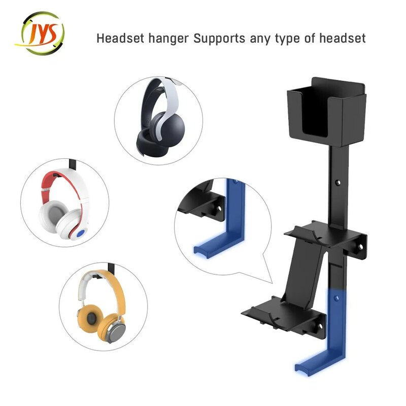 Game Controller Houder Remote Muurbeugel Met Headset Hanger Opslag Stand Voor PS5,Xbox Serie X,PS4,Xbox One, Ns Schakelaar