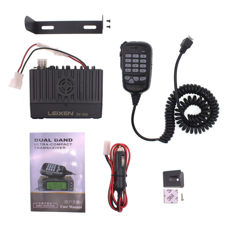 LEIXEN VV-998S VV-998 Mini 25W Dual Band VHF UHF 144/430M Hz Ponsel Transceive Amatir Ham Radio Mobil Radio