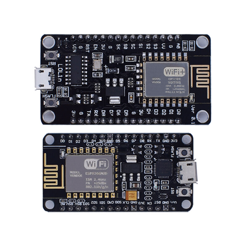 NodeMcu-módulo inalámbrico V3, placa de Internet de las cosas basada en ESP8266 ESP-12E para Arduino, Compatible con CH340/CP2102, 4M Bytes Lua WIFI
