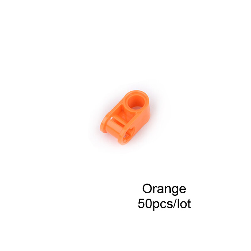 High-tech Parts  6536  Axle Joiner Perpendicular Block MOC Part  Axle and Pin Connector Educational Toys 50pcs/Set