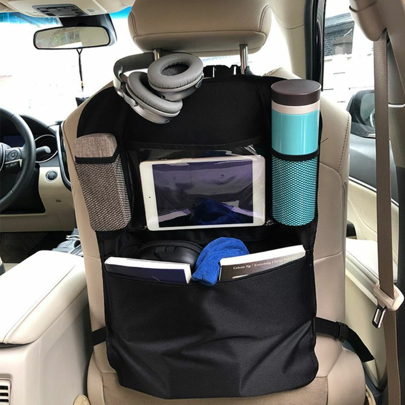Органайзер для заднего сиденья автомобиля переднее сиденье для хранения, с карманом, сумка Авто Путешествия на спинку кресла