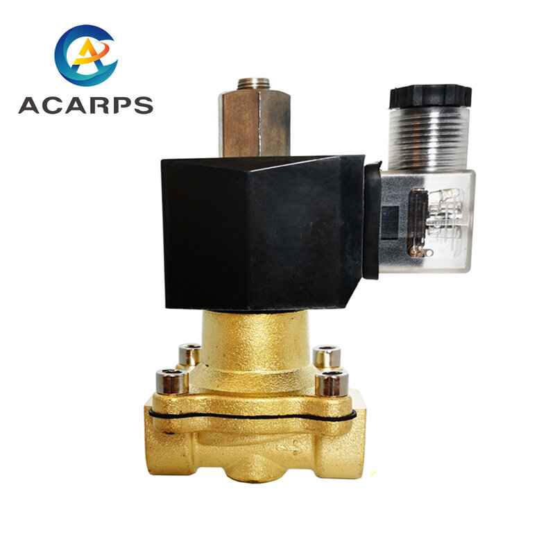 1/2 inch G NPT Normally Open PIlot Operating 110v Solenoid Valve Water NBR Seal for Water Treatment
