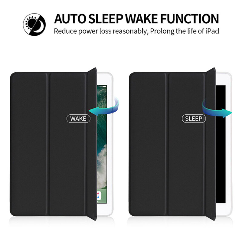 Capa inteligente para tablet Sleep and Wake, capa protetora, suporte Tri-Fold, Samsung Galaxy Tab A7, R$ 10,4 ", 2020