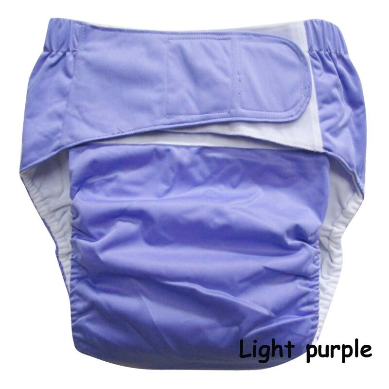 Pañal reutilizable para adultos para personas mayores y discapacitados abrigo de TPU ajustable de gran tamaño impermeable pantalones de incontinencia undesweard30