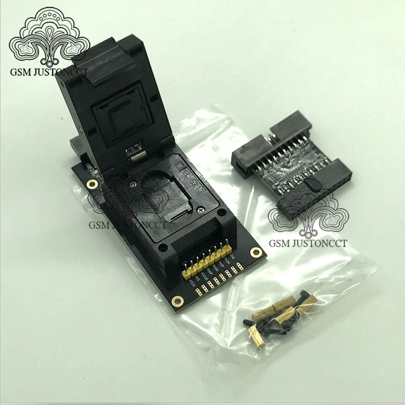 2024 UFS BGA 254 소켓, Easy Jtag Plus Box UFS BGA 254 소켓 어댑터, EMMC + UFS 2 in 1, 정품 신제품