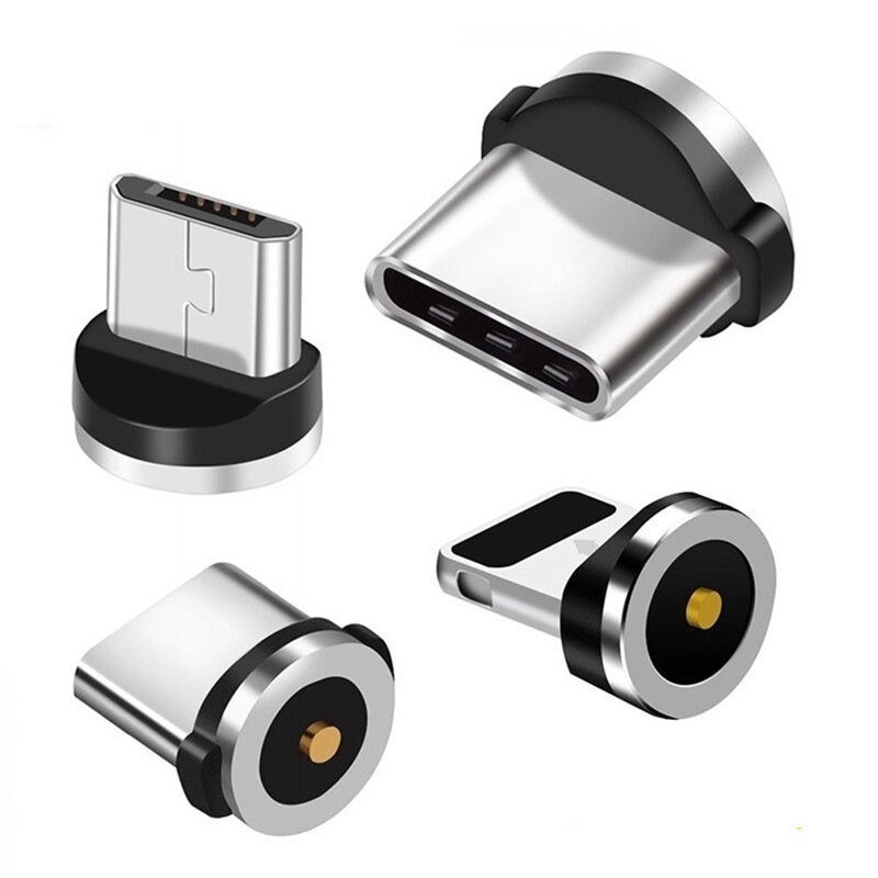 Магнитный адаптер Voteer USB Type-C/Micro/Lightning для телефонов iPhone/Android, 5 В