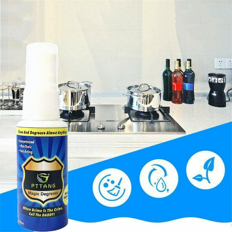 HOT! 30ml Cleaner Clean Up Cleaning Agent Kitchen Oil Cleaning Agent Strong Degreasing Cleaning Agent Cooker Hood Cleaner Tslm2