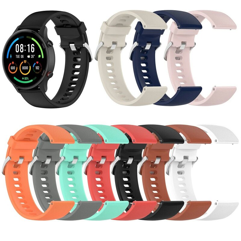 Correa deportiva de silicona reemplazable para Xiaomi Mi Watch, correa ajustable de edición deportiva a Color para Mi Watch, pulsera de Color