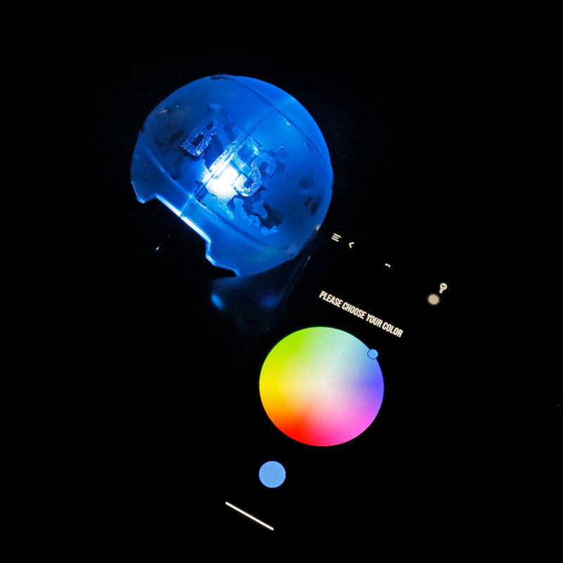 야간 조명 블루투스 버전 원격 제어 색상 변경 지원 램프 콘서트 글로우 램프 Hiphop Night Light