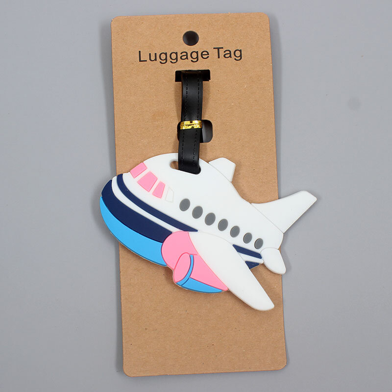 Etiqueta de equipaje creativa de Gel de sílice arcoíris para maleta, accesorios de viaje, soporte de identificación, etiquetas de embarque de equipaje, etiqueta portátil