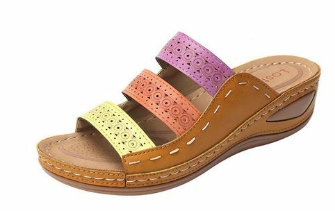 YEELOCA/Летняя женская обувь 2020; Пляжные сандалии с открытым носком в стиле ретро; ZA090