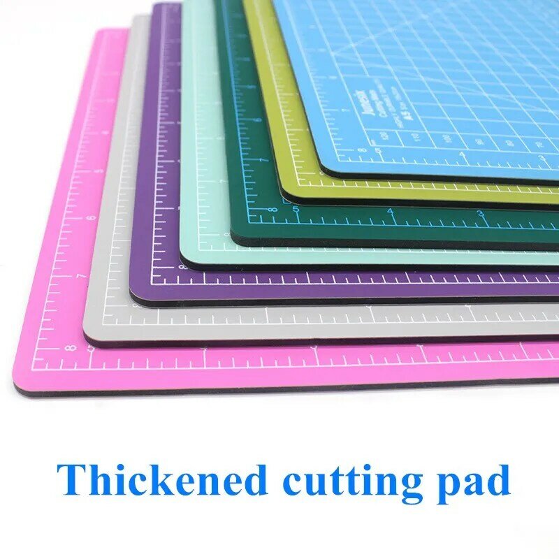 JunesixตัดA5คณะกรรมการตัดคู่มือการใช้งานแผ่นตัดกระดาษตัดPadสีสุ่ม