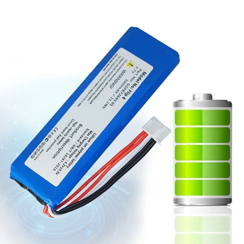 OHD 3000mAh Hohe Qualität Batterie GSP872693 01 Für JBL Flip 4, Flip 4 Special Edition