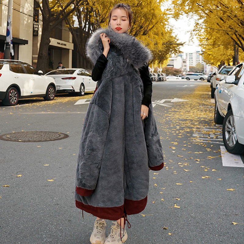 Veste rembourrée en coton pour femme, coupe-vent mi-long, style Hong Kong, style coréen, manteau adt Pie Overcoming, hiver 2021, nouveau style